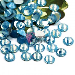 Strasuri din cristale pentru make-up, model Gold SM013CC Albastru cu Reflexii Opal